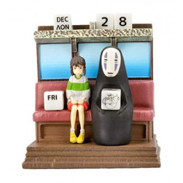 Spirited Away socha Three-wheeler Diorama / Calendar Take Unabara Train 11 cm